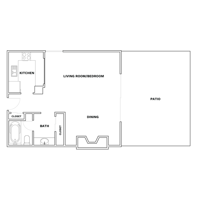 Floorplan - Kenilworth Apartments