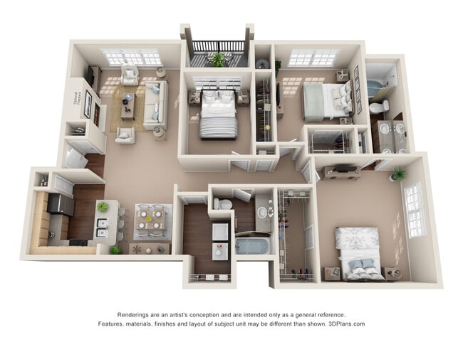Floorplan - Sonterra Apartment Homes
