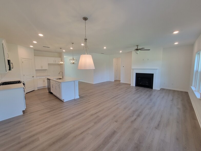View of Family Room and Kitchen from Nook Area - 215 Foxhill Dr