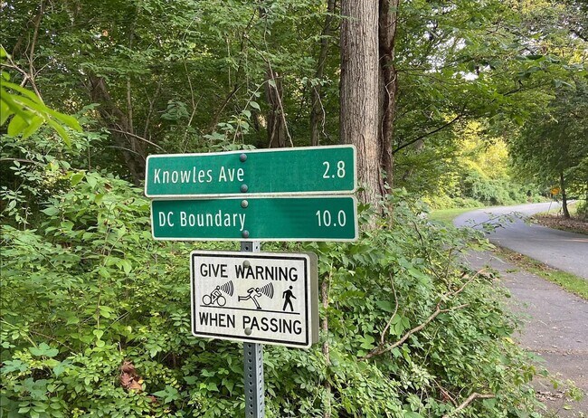 Rock Creek trail - 10 miles to DC - 12730 Veirs Mill Rd