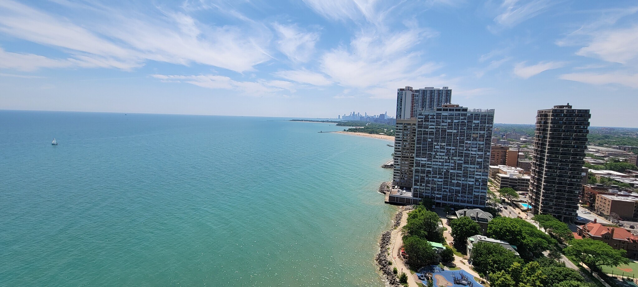 View from Both Bedrooms - 6301 North Sheridan Road