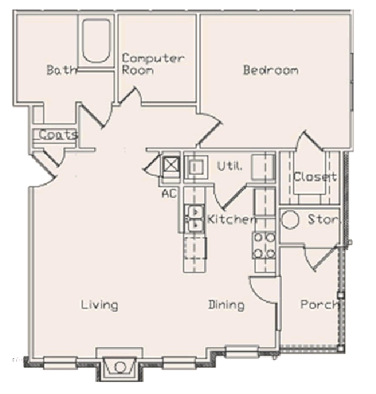 1BR/1BA - Indian Hills