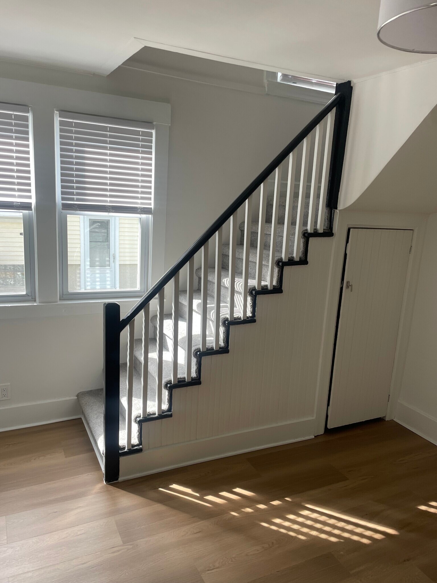 New carpeted stairs - 137 Muir Rd