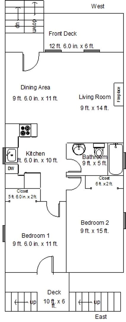 Building Photo - 2bed/1bath in Logan Square! Central Air! HUGE Private Deck!  New Kitchen!