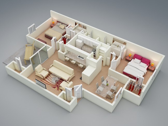Floorplan - 2121 Apartments