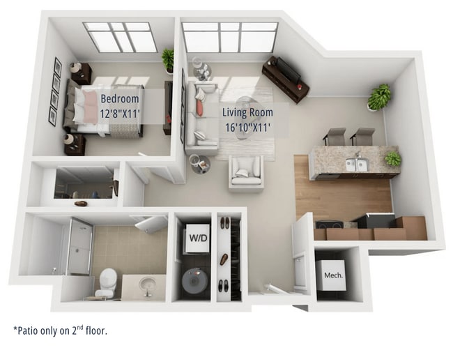Floorplan - The Enclave Luxury Apartments