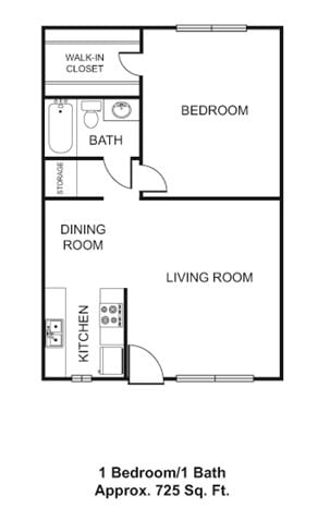 1BR/1BA - Waring Gardens