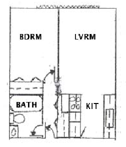 1BR/1BA - The Woods Apartments