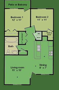 2BR/1BA - North Winds