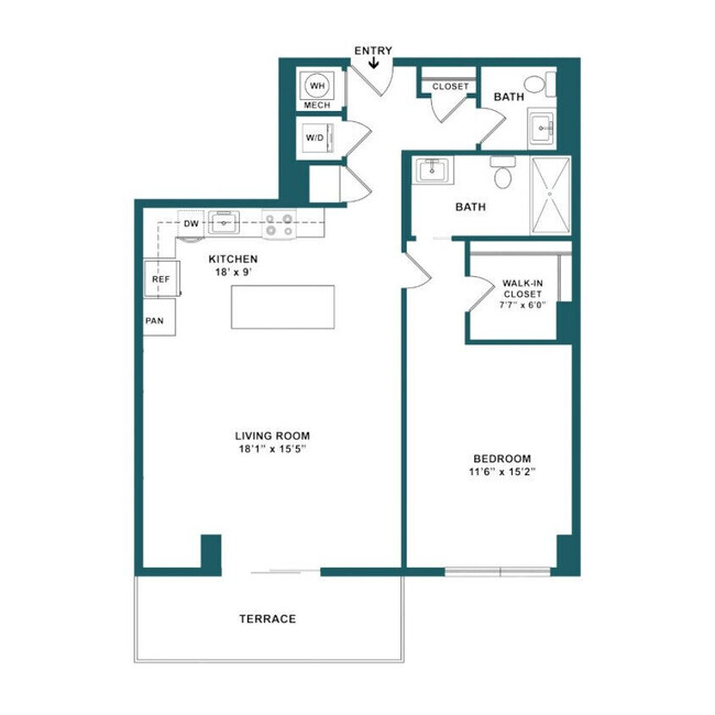 Floorplan - Slate Hallandale Beach