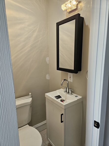 Brand new powder room - 226 N Ridge Ave