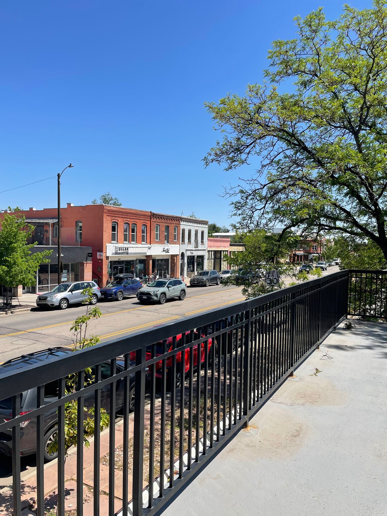 Boxcar coffee shop across the street - 1934 18th St