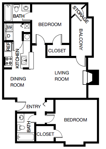 Floorplan - The Dawson