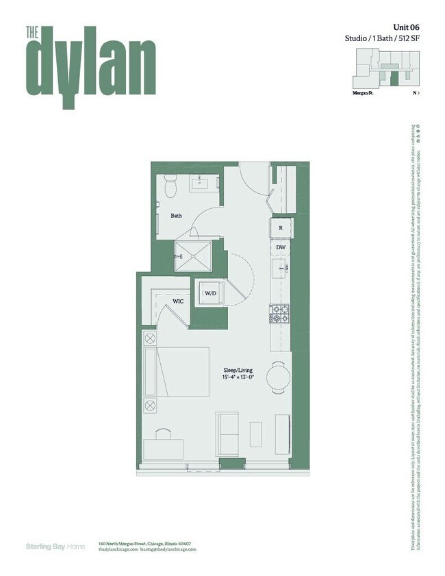 Floorplan - The Dylan Chicago