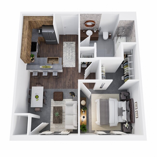 Floorplan - Irving Center Apartments