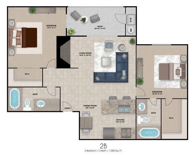 Floorplan - Villa de Cortez