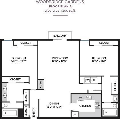 Floorplan - Woodbridge Gardens