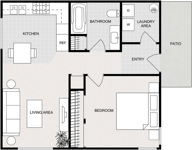 Floorplan - Lotts Landing Senior Apartments