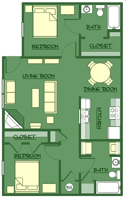 2BR/2BA - 12th and Renaissance