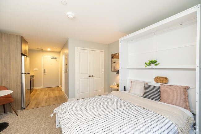 Studio Unit - 317SF - Living and Bedroom Area - The Willows 55+ Community