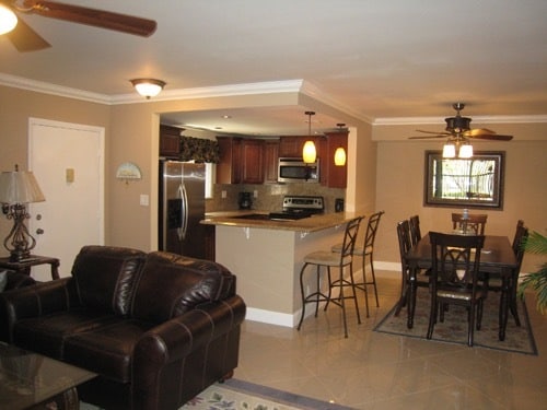 view of kitchen from living room - 225 Deer Creek Blvd