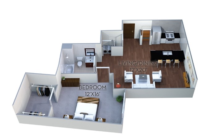 Floorplan - Linea Cambridge Apartments