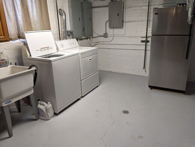 Laundry, Fridge #2 in Basement - 4431 N Springfield Ave