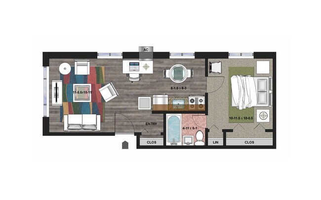 Floorplan - Minnehaha Apartments | 3608