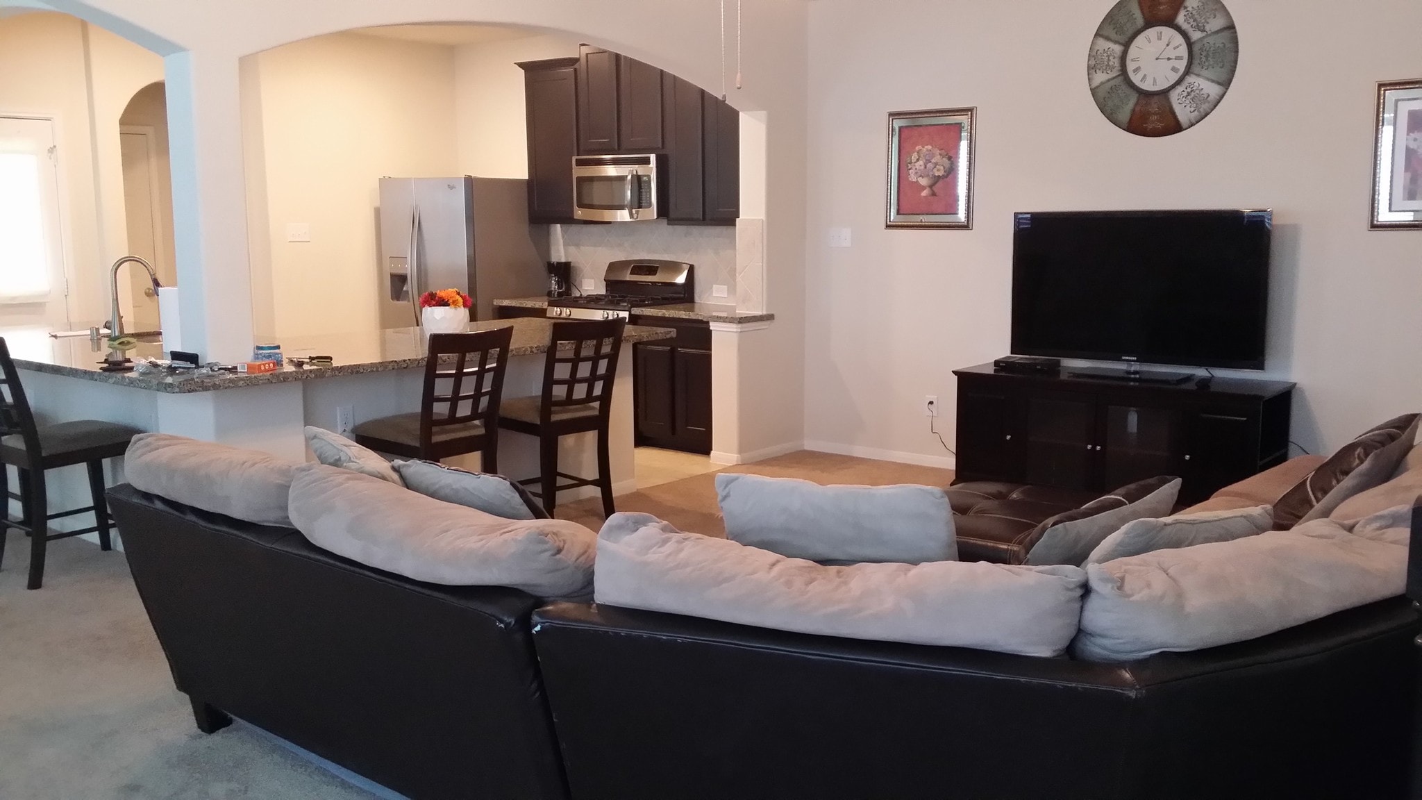 Living Room & Kitchen - 8303 Greys Ln