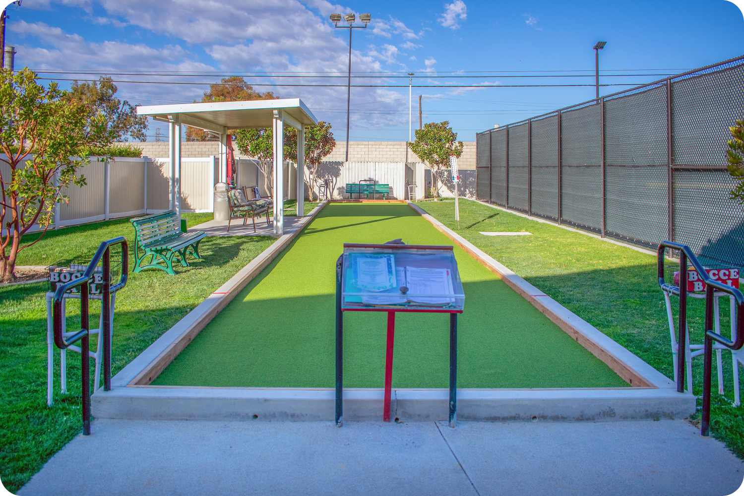 Bocce Court - 13601 Del Monte Dr