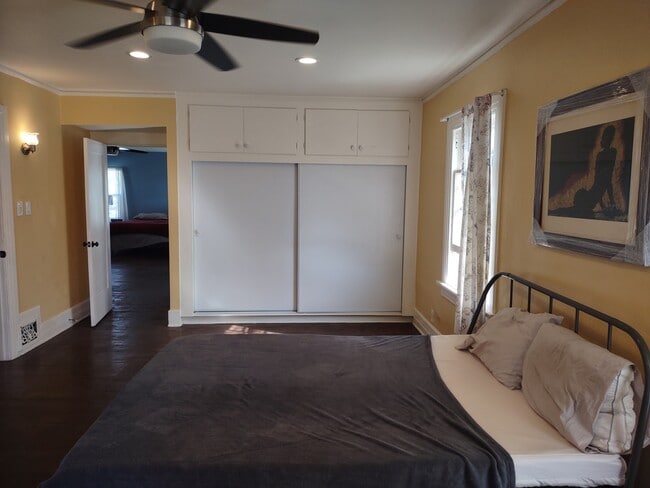 closet space and storage one of the large bedrooms upstairs. House can come furnished or unfurnished - 2142 S Victoria Ave
