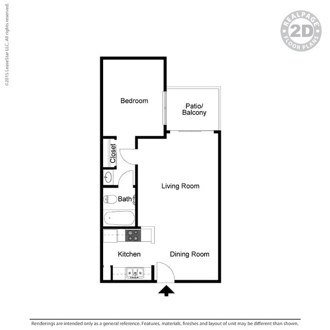 Floorplan - Oak Park (South Bldg)