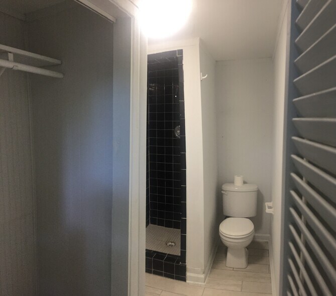 Closet with shelves within bathroom area - 1742 N Parkway