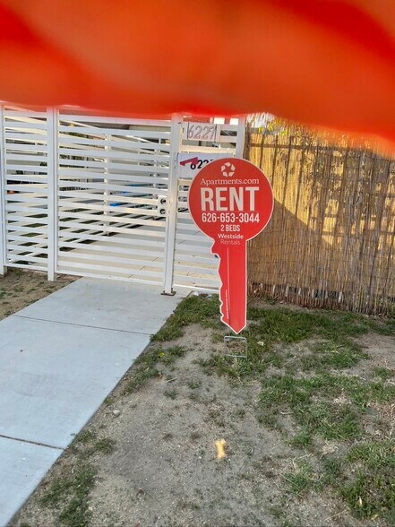 front gate - 6227 Atoll Ave