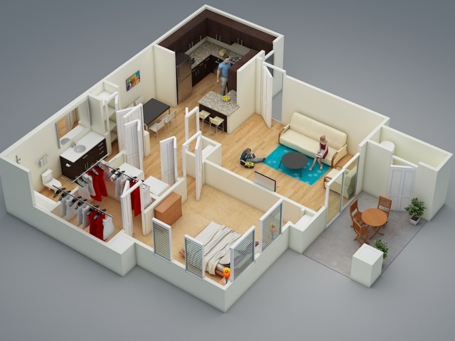 A1 Floor Plan - Liv Avenida