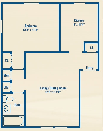 1BR/1BA - Westhills Square Apartments