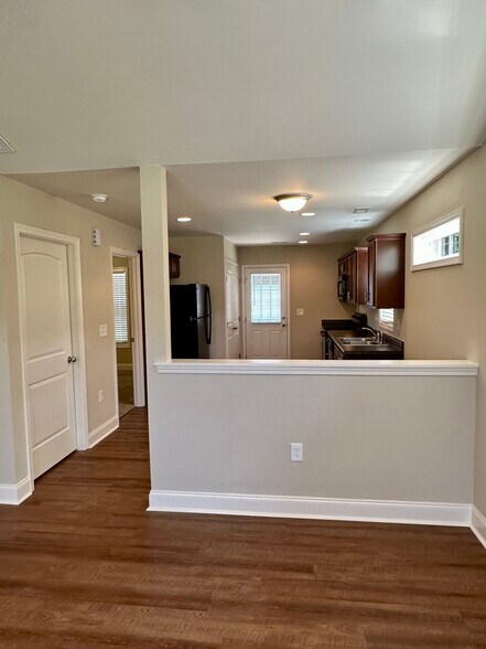 Knee wall offers an open but seperate space - 891 Old Vinton Mill Rd NE Unit B