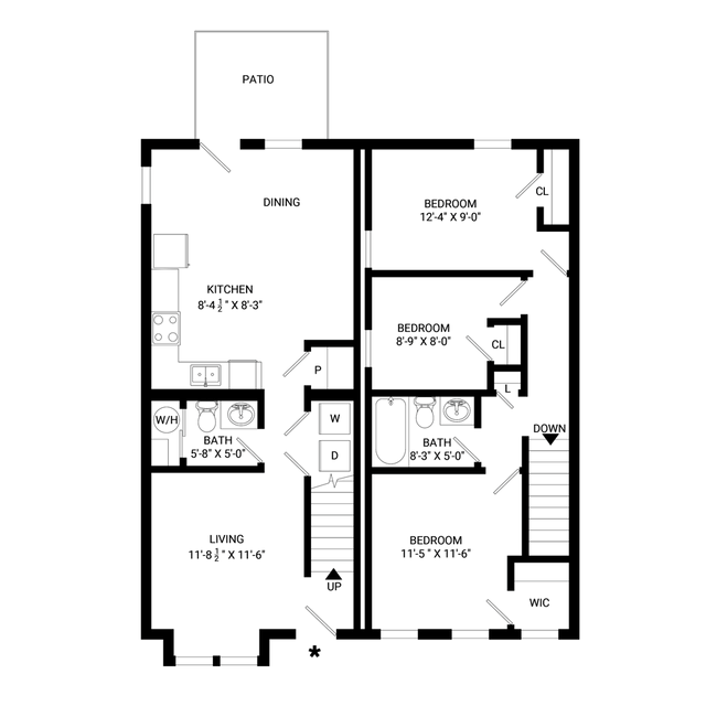 Floorplan - Bayshore Townhomes