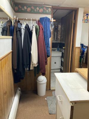 Clothing pole and cabinet - 764 Lenore Ln