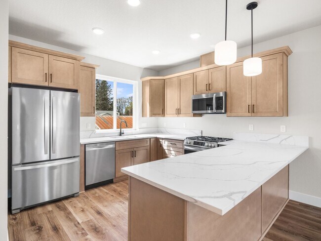 Building Photo - $500 off 1st month! Beautiful, brand spanking new 2-bdrm/2.5-bath duplex townhome! W/D, garage, q...