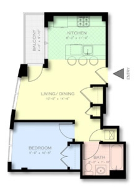 Apartment- C - Hoyt Plaza Development