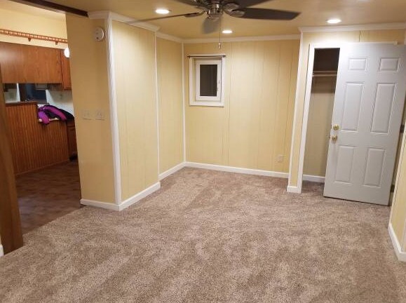 Living Room Note: since this picture, we have updated this flooring to "Luxury Vinyl Plank" - 1527 South 10th Street