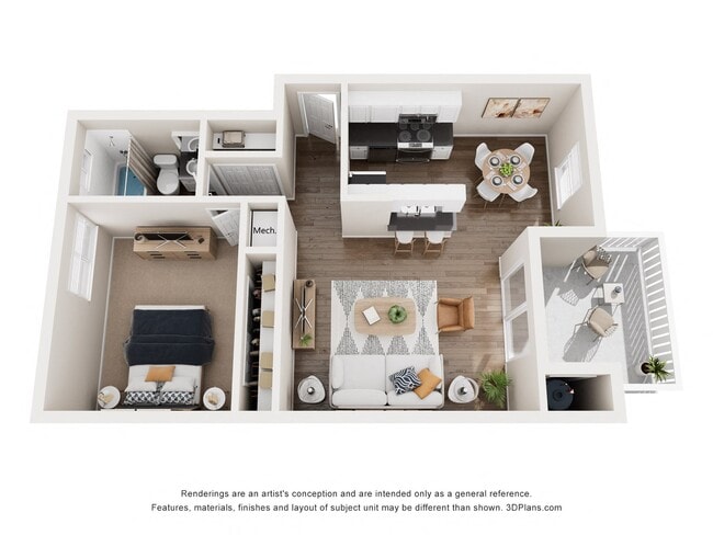 Floorplan - Valley Ridge Apartment Homes