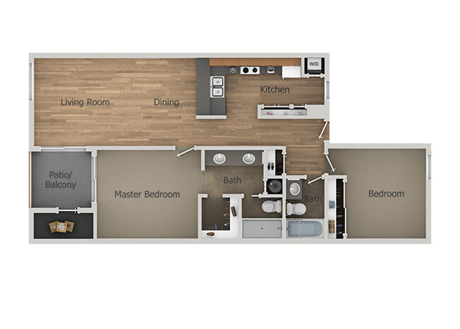 Floorplan - Aztec Springs Apartments