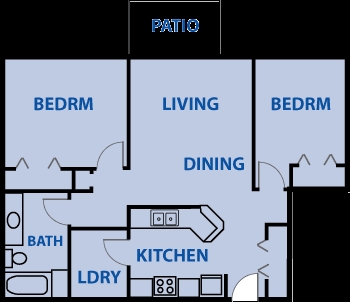 2BR/1BA - Maria Place Apartments