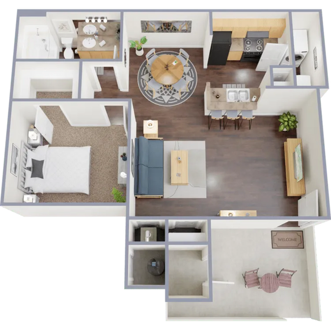A1 Floorplan - Crescent Village