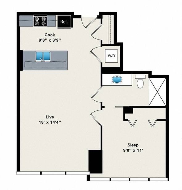 Floorplan - Reside on Green Street