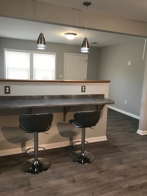 Nice bar area. Newly remodeled - 605 N Adair Street Apt #1