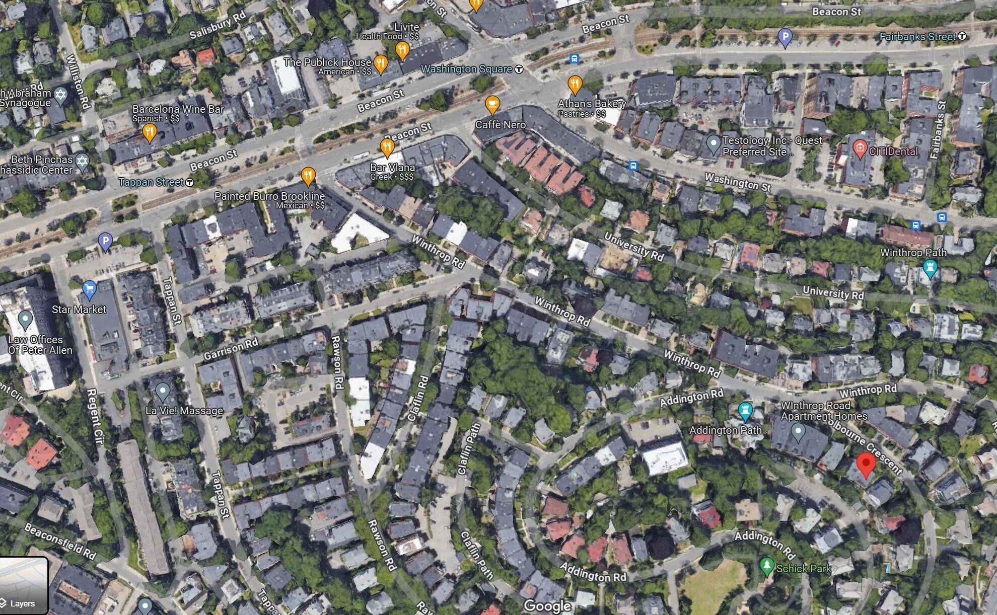 Aerial View - 15 Colbourne Cres