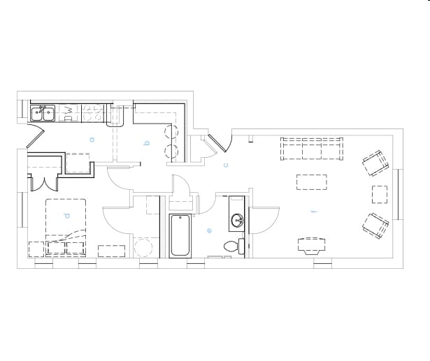 1BR/1BA - The Nottingham Apartments